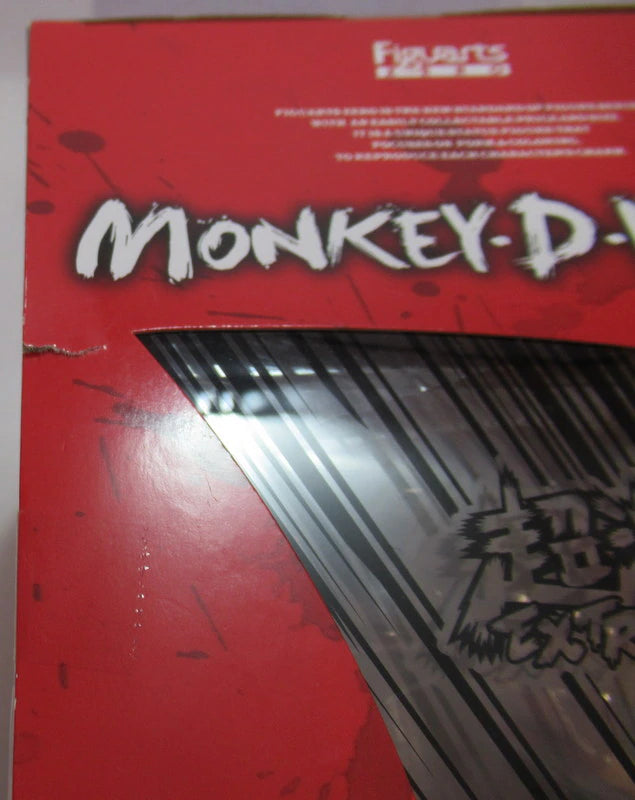 Bandai Figuarts ZERO Monkey D Luffy - rubber rubber hawk whip - PVC