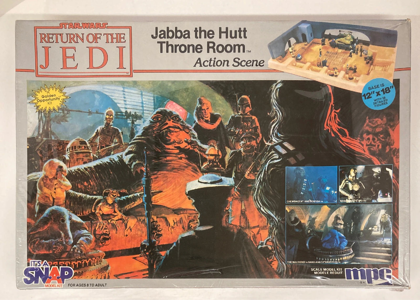 MPC ACTION SCENE JABBA THE HUTT THRONE ROOM 11928