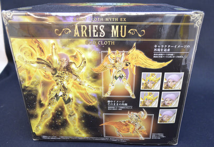 Bandai Saint Seiya Myth Cloth EX Aries Mu God-Cloth With First Edition Bonus Item