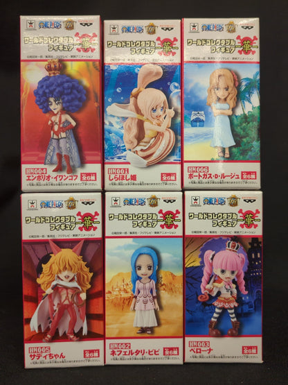 Banpresto WCF One Piece Hana Complete 6 Type Set
