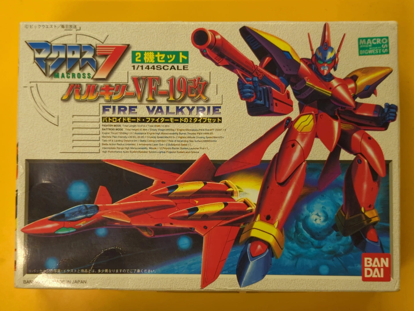 Bandai 1/144 Scale VF-19 Kai 2-unit set (list 500 Yen Priced Version) 1