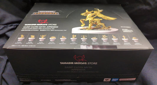 BANDAINAMCO/BANDAISPIRITS Saint Seiya Cloth Myth APPENDIX/Appendix Masami Kurumada Gold Cloth Object/20th Anniversary ver. All 12 Types Assorted set Box All 12 Types
