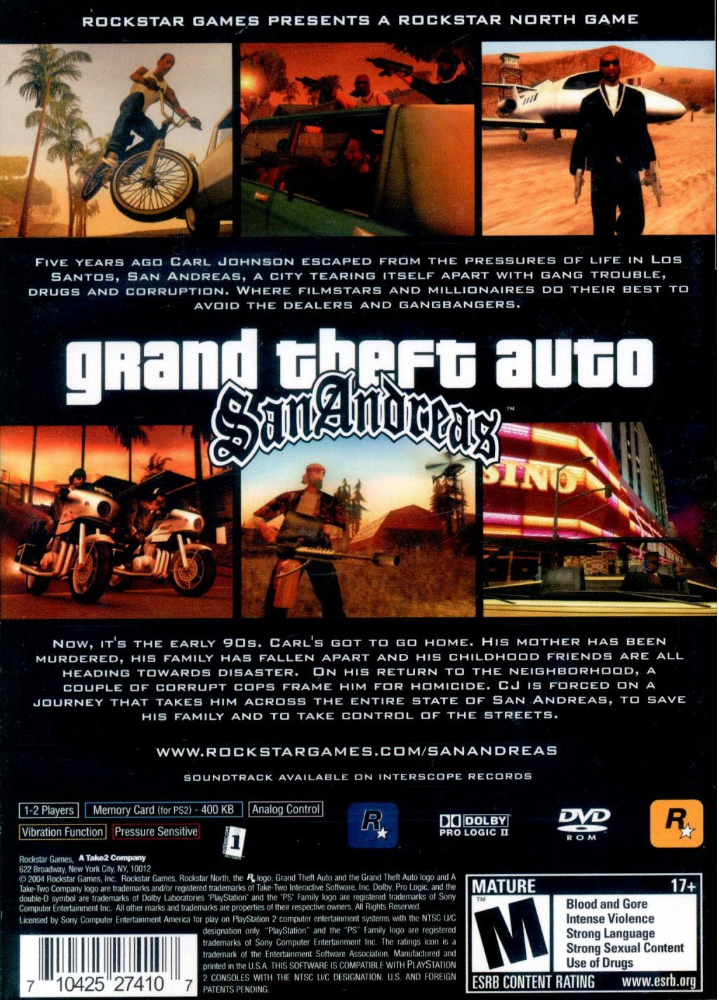 grand theft auto SanAndreas overseas version
