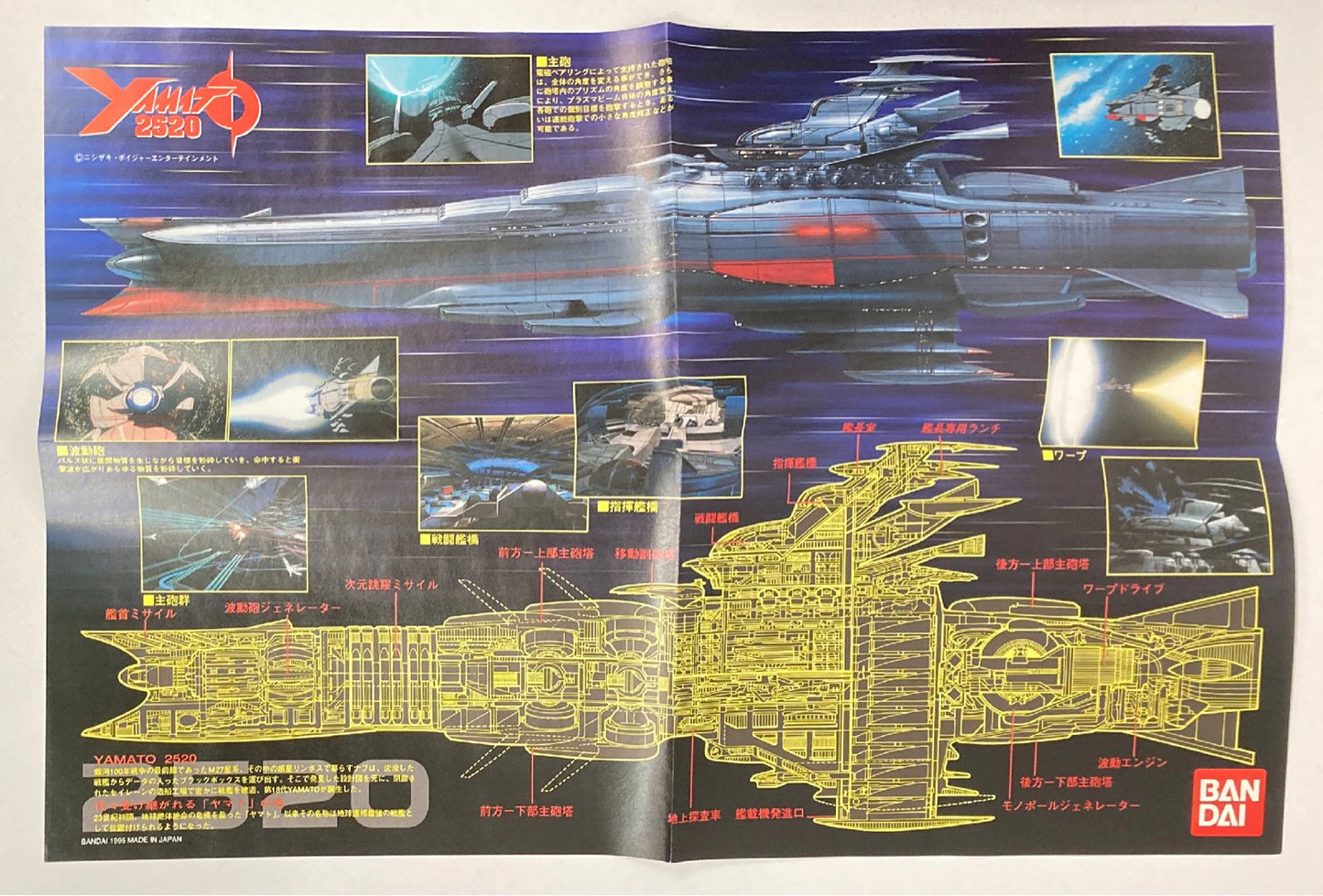 Bandai YAMATO2520 Yamato 2520 /