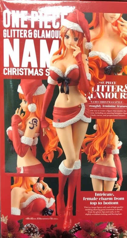 Banpresto - Glitter and Glamours - NAMI CHRISTMAS STYLE One Piece Nami Santa (Red)