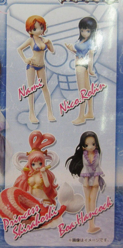 Bandai One Piece Heroine 1/Half Age Characters Complete 8 Piece Set