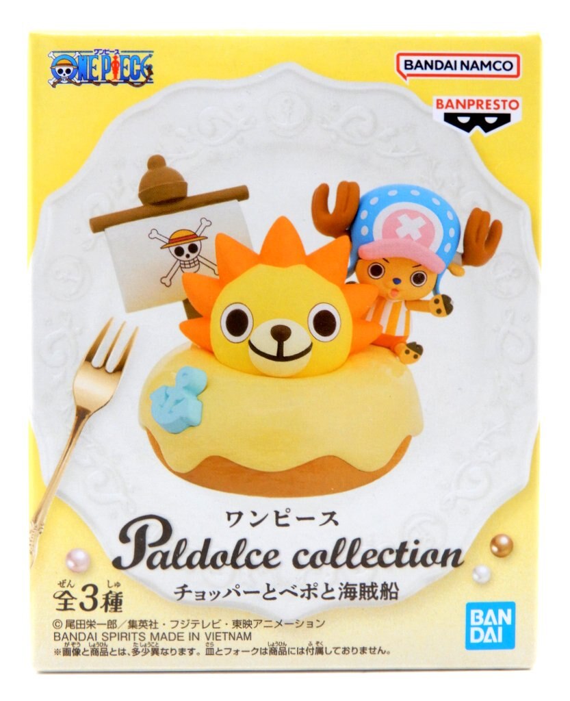 Bandai Spirits Paldolce collection Chopper, Bepo and the Pirate Crew Sunny Go Donut B