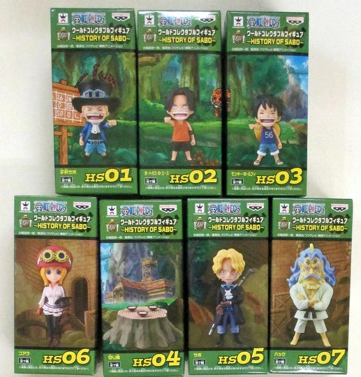 Banpresto One Piece WCF History of Sabo Complete Set of Complete 7 Type Set