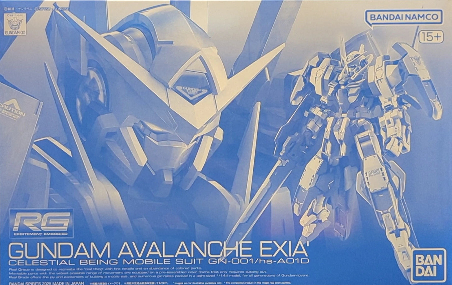 BANDAI SPIRITS RG Gundam Avalanche Exia Dash