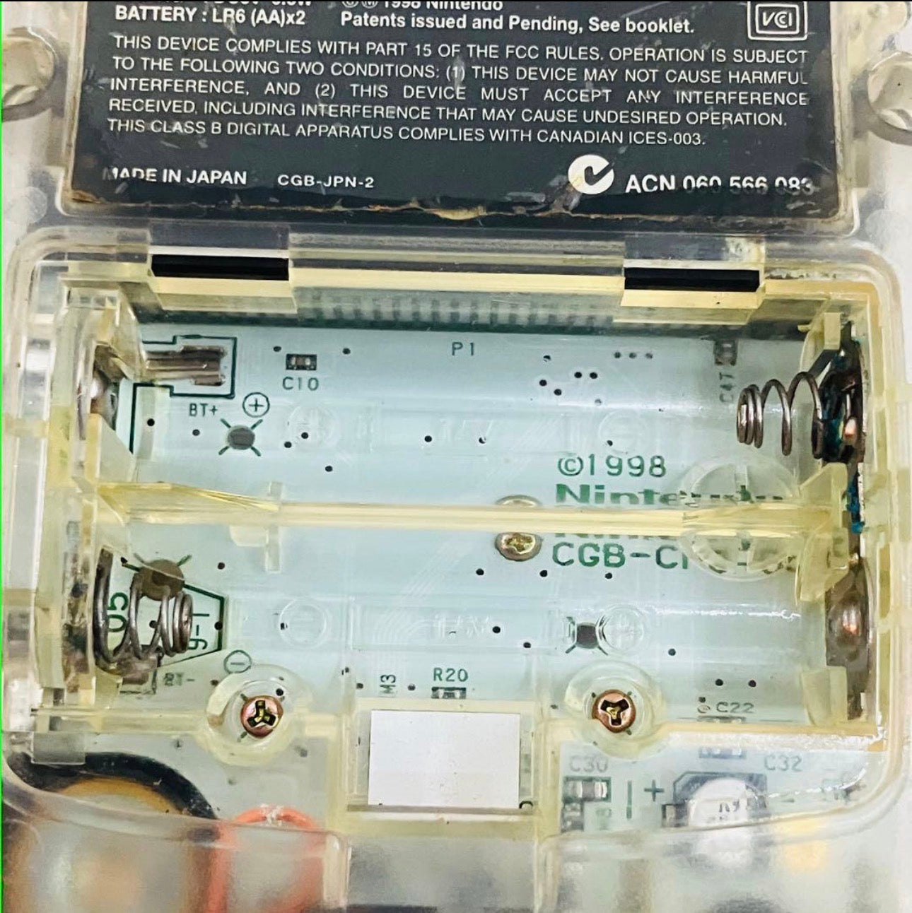 GameBoy Color Trasparente