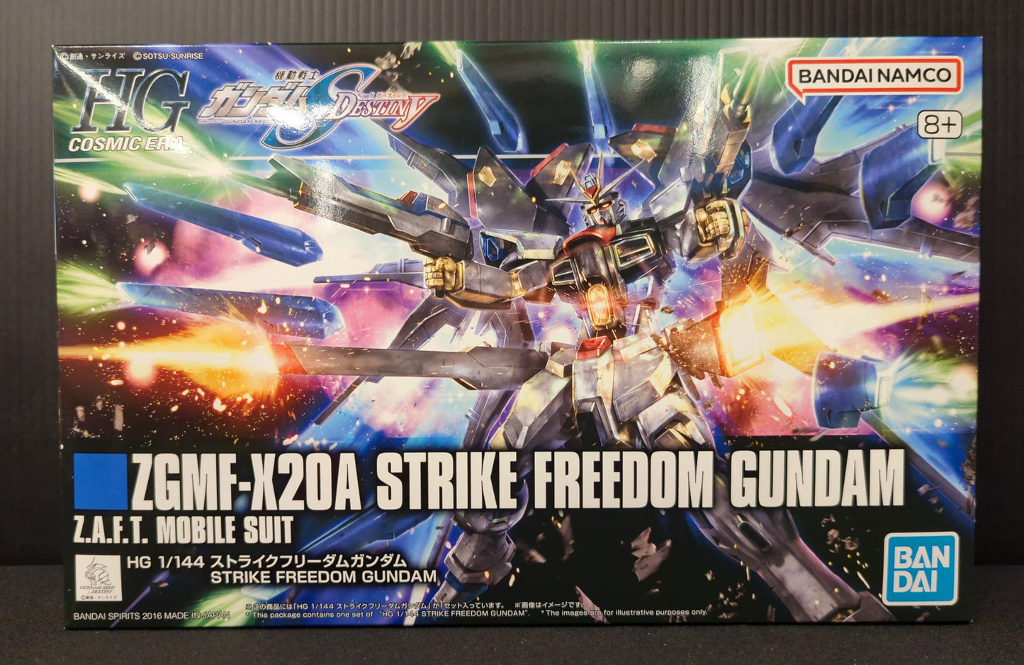Bandai Spirits HG COSMIC ERA 1/144 Bandai Namco version Strike Freedom Gundam /8 + notation 201