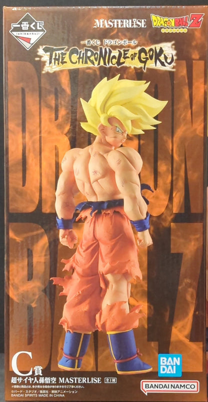 RFTERM0TOKEN Ichiban Kuji Dragon Ball THE CHRONICLE OF GOKU C-Prize Super Saiyan Son Goku MASTERLISE