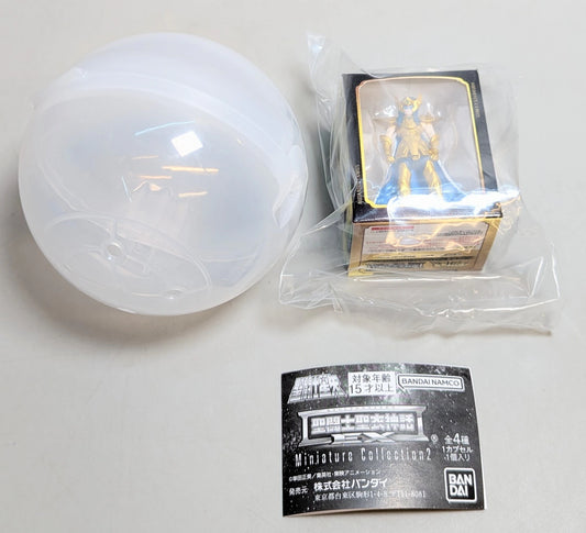 Bandai Saint Seiya Myth Cloth EX Miniature Collection 2 Masami Kurumada Aquarius Camus