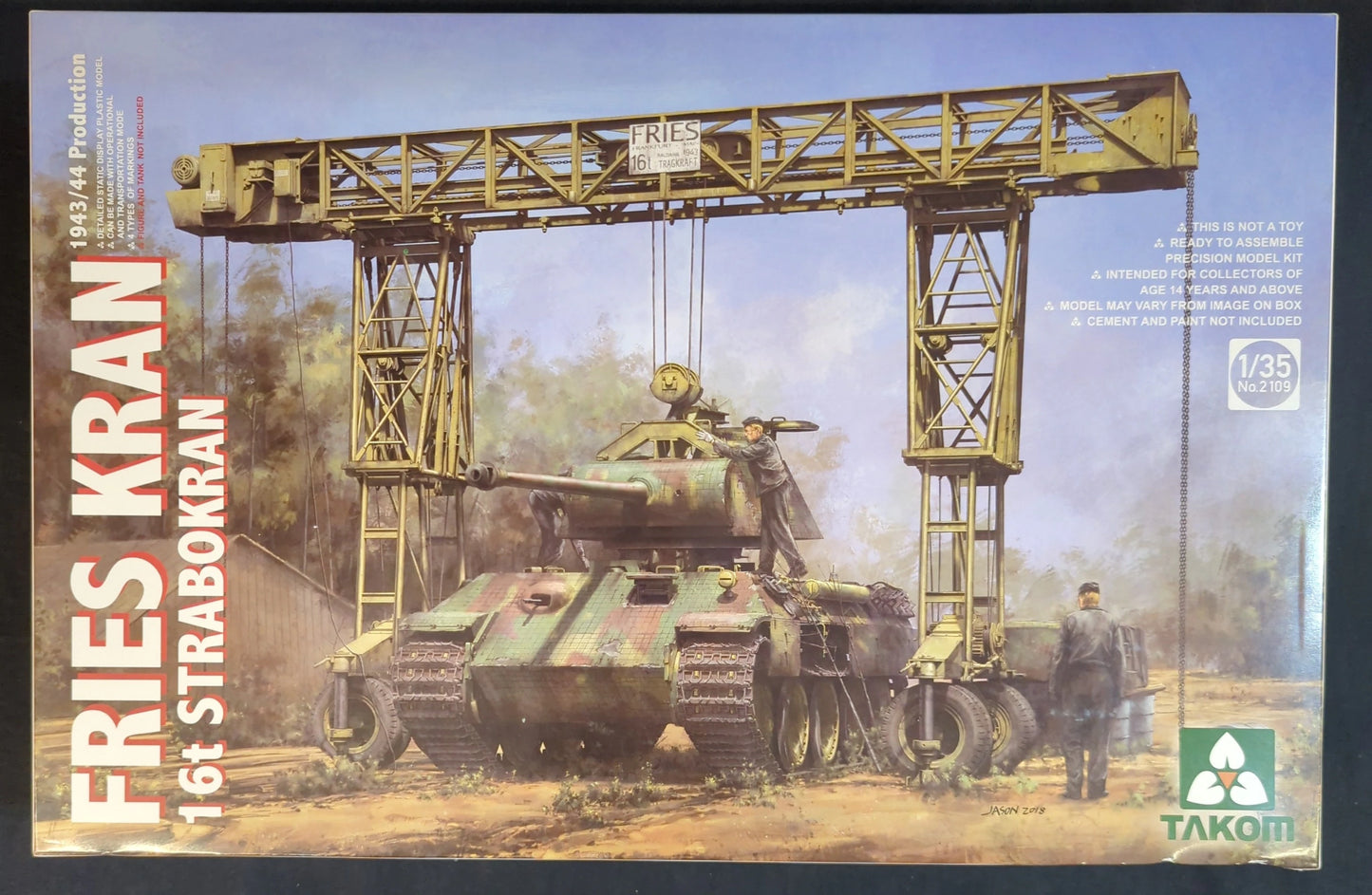 TAKOM 1/35 Freeze 16t Gantry Crane 1943-44 Production Model