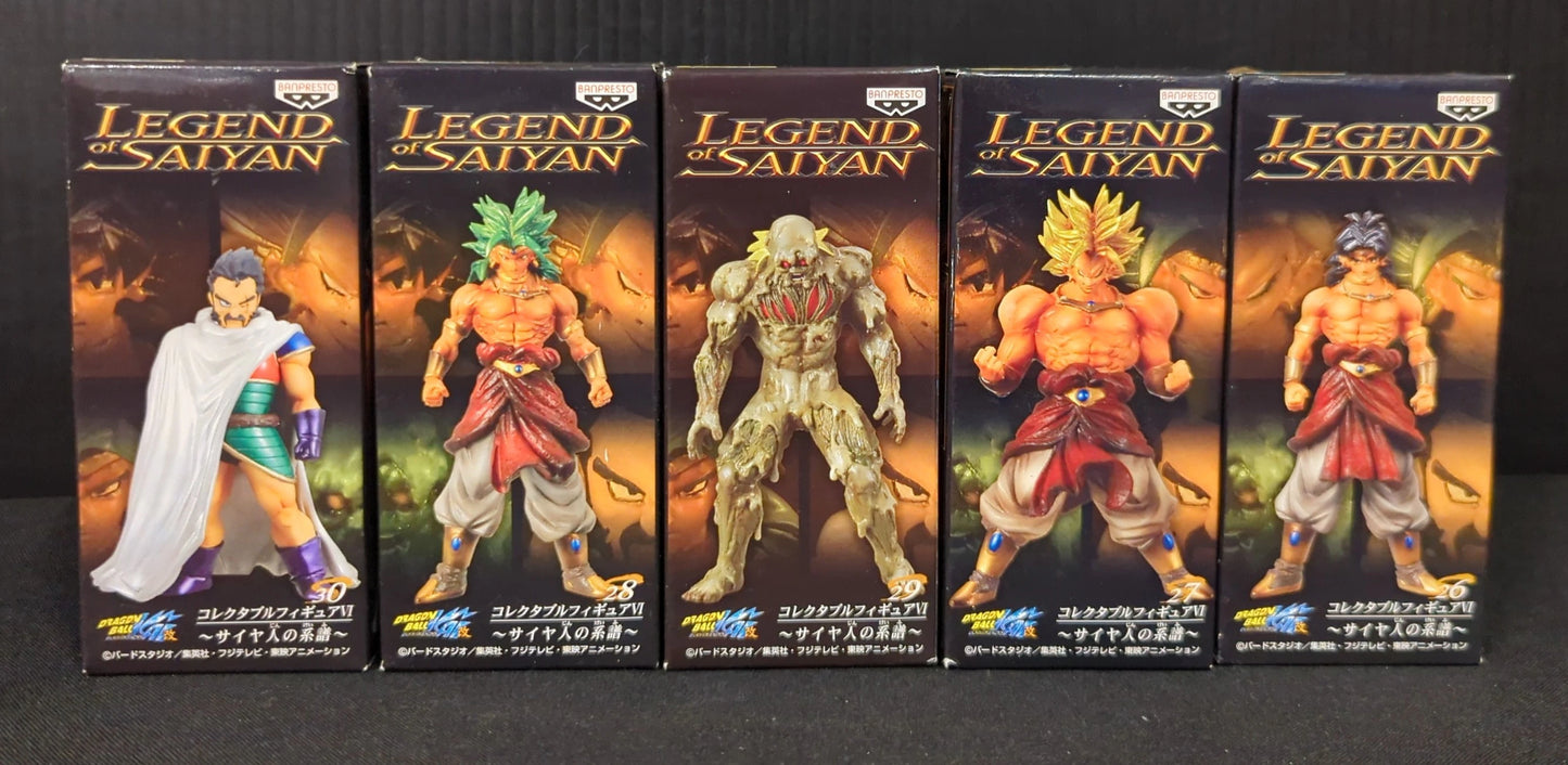 Banpresto WCF Dragon Ball Saiyan Lineage vol.6 Complete 5 Piece Set
