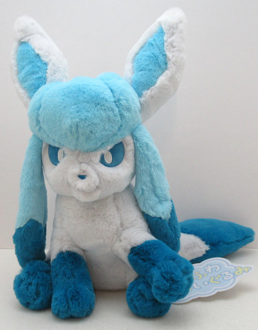 Pokemon Center Fluffy Hug Plush Stuffed Toy Glaceon