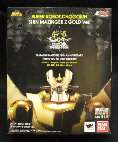 Bandai - Super Robot Chogokin -/Shin Mazinger Impact Z Edition Shin Mazinger Z Gold Ver.