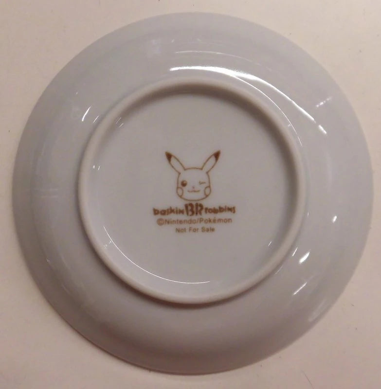 BASKINROBBINS31 Small Plate/31 Pokemon Dedenne and Pikachu