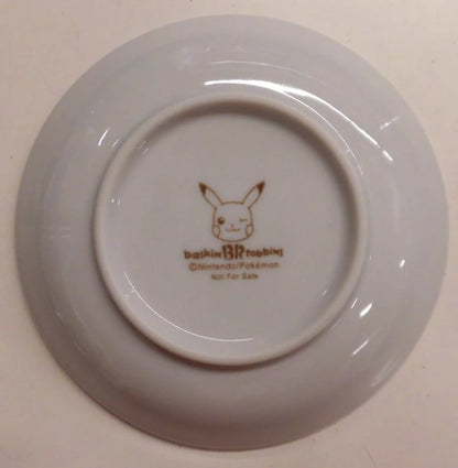 BASKINROBBINS31 Small Plate/31 Pokemon Dedenne and Pikachu