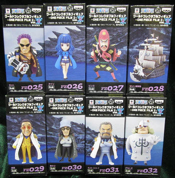 Banpresto WCF One Piece Film Z vol.4 Complete 8 Piece Set