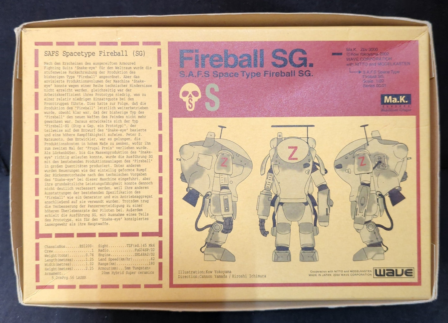Wave 1/20 scale Fireball SG