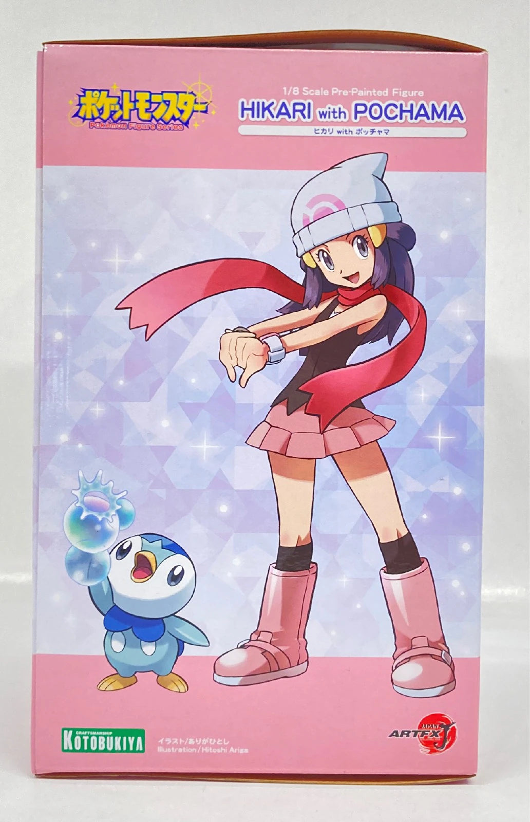 Kotobukiya ArtFX J / Pokemon Pokemon Hikari with Piplup Bonus Item Illustration Shikishi Included With Bonus
