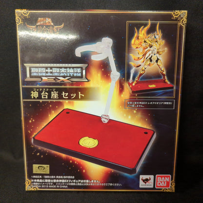 Bandai Saint Seiya Myth Cloth EX Masami Kurumada God base stand set