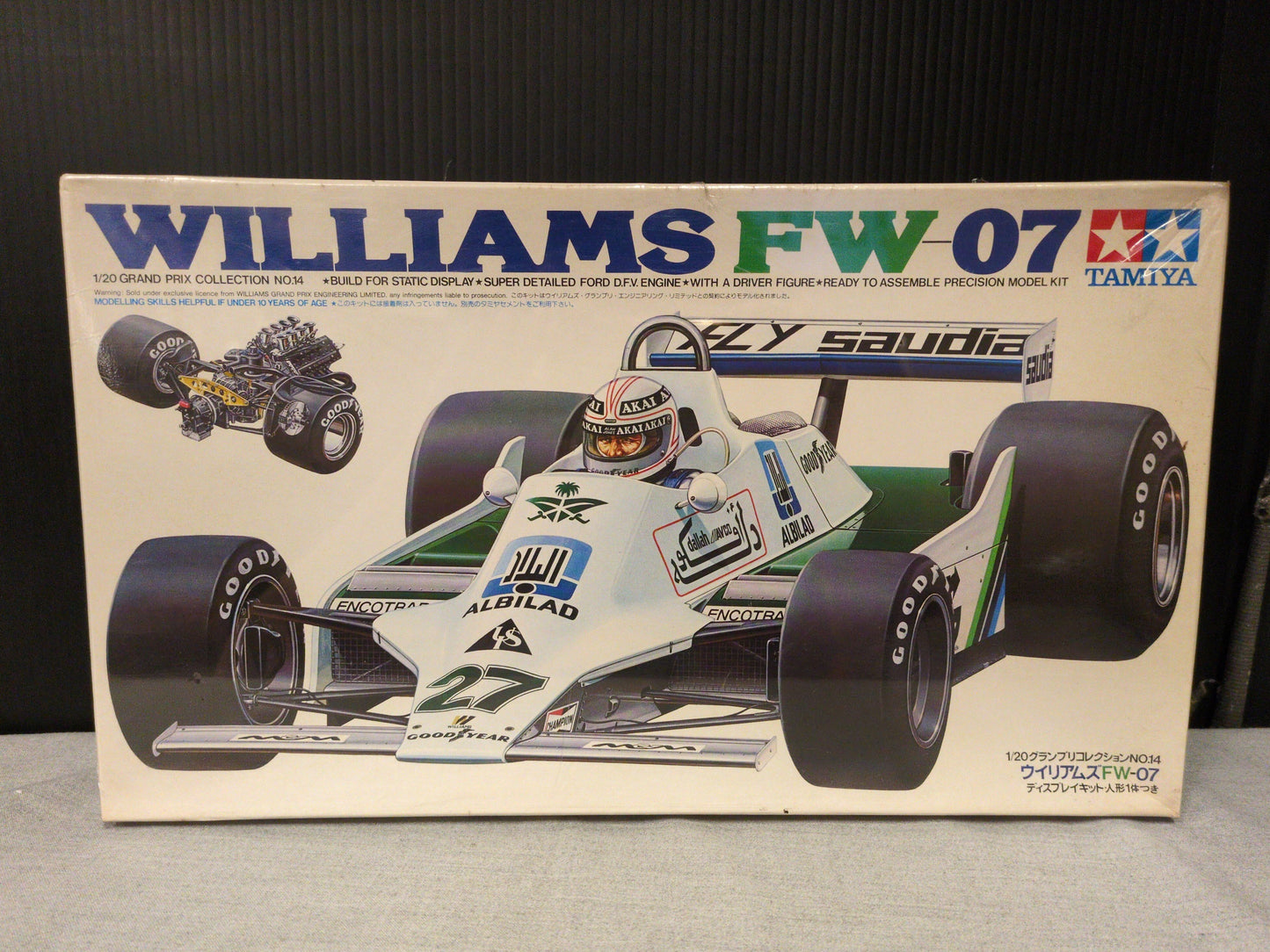 Tamiya 1/20 Grand Prix Collection Williams FW-07 14