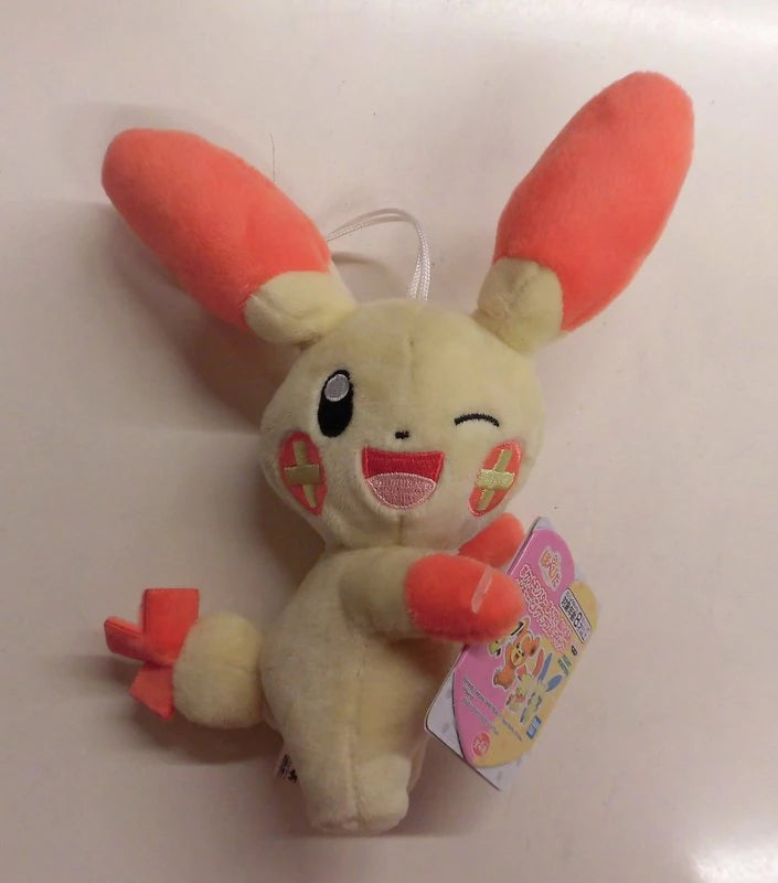 Bandai Spirits Hopepita Plush Stuffed Toy Pichu, Teddiursa, Plusle, Minun Pokemon Plusle
