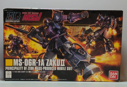 Bandai HGUC 1/144 Mobile Suit Gundam MSV MS-06R-1A Black Tri-Stars Zaku 151