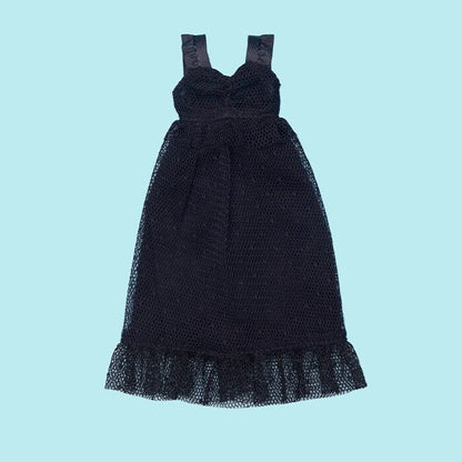 ★Brand New★ Junie Moon Dear Darling 22cm Doll Size (Neo Blythe) Dot Tulle One-piece Dress Black