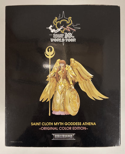 BANDAI Saint Seiya Myth Cloth Masami Kurumada Dea Atena/Saori Kido EDIZIONE COLORE ORIGINALE OCE