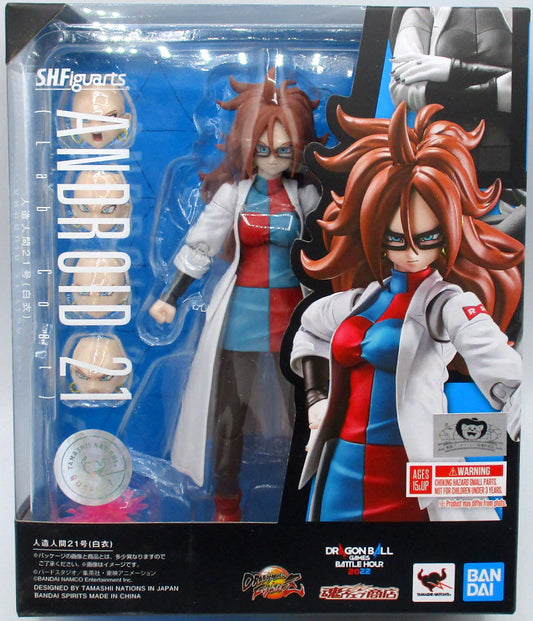 BANDAI SPIRITS SHFiguarts Dragon Ball Fighterz Android 21 (Lab Coat)
