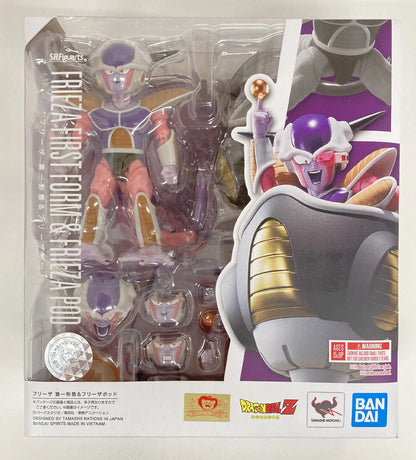 BANDAISPIRITS SHFiguarts Dragon Ball Z Frieza 1st Form y Frieza Pod