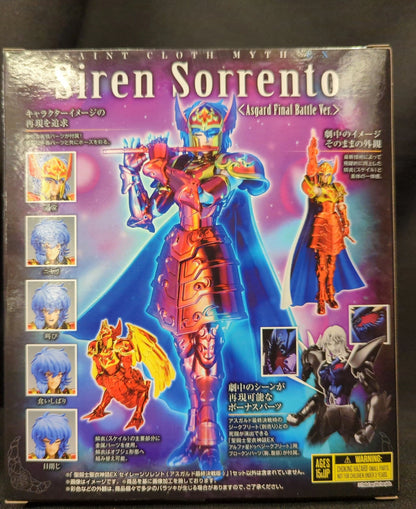 Bandai Spirits Saint Seiya Myth Cloth EX Masami Kurumada Siren Sorrento Asgard Final Battle Edition