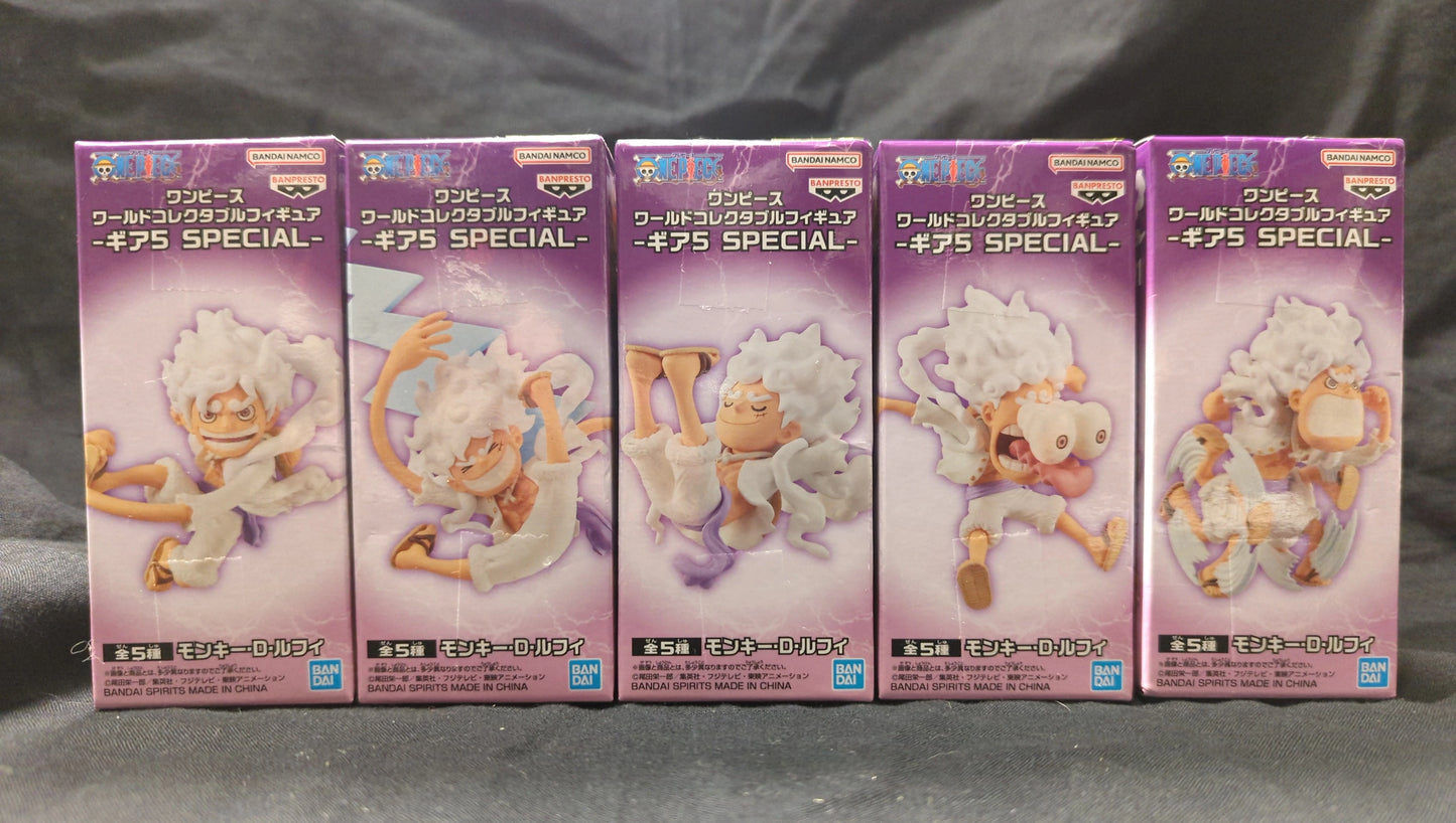 Bandai Spirits World Collectable Figure Gear 5 SPECIAL Complete 5 Piece Set of 5