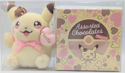 Pokemon - Plush Stuffed Toy with Morozoff Assorted Chocolate Pikachu