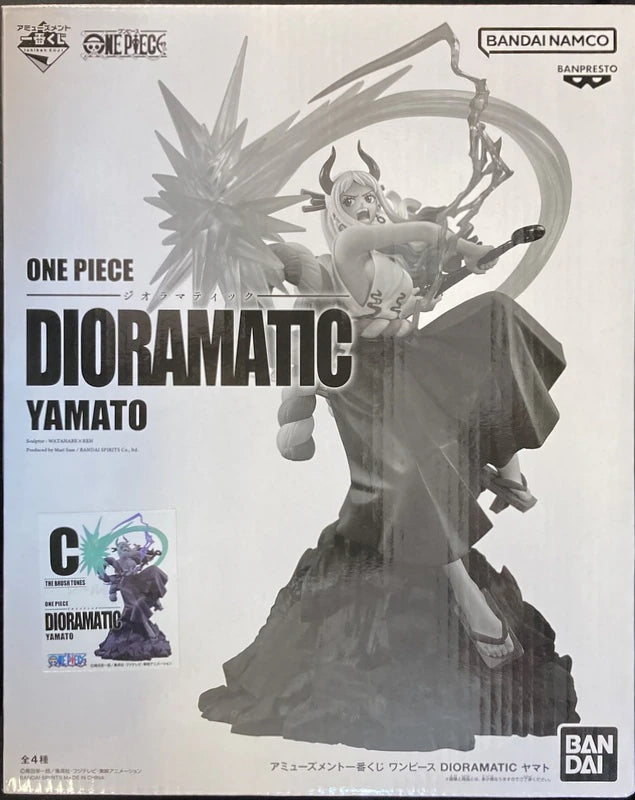 Bandai Spirits Amusement Ichiban Kuji One Piece DIORAMATIC [C Yamato THE BRUSH TONES (black and white brush coloring) / YAMATO (THE BRUSH TONES COLLAR)]