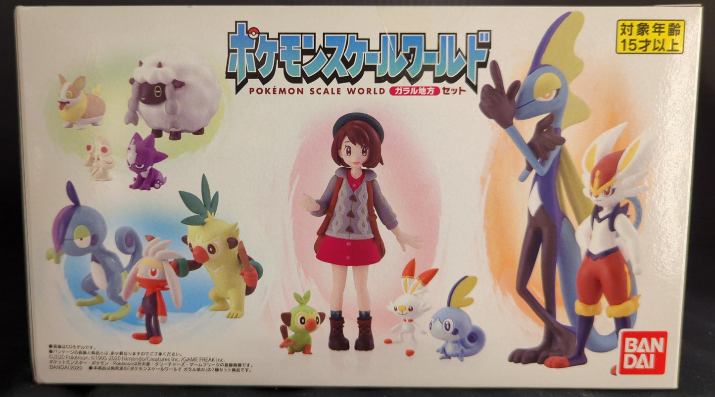 Bandai Pokemon Scale World Galar Region Pocket Monsters 1 Box set Pokemon Scale World Galar Region