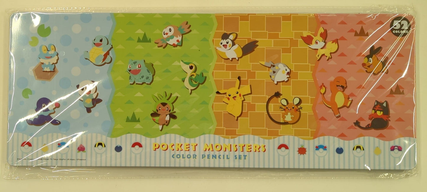 Sega Pokemon Sun and Moon Premium Colored Pencils 52-Color set