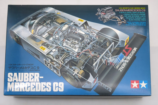Tamiya 1/24 Sports Car series No.9 1 Sauber Mercedes C9 24091 (List Price: 1,600 yen)