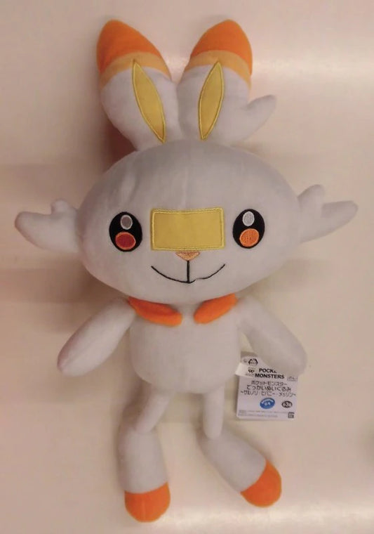 Bandai Spirits Huge Stuffed Toy Grookey, Scorbunny and Sobble Pokemon Scorbunny