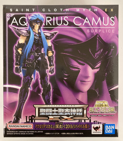 BANDAINAMCO/BANDAISPIRITS Saint Seiya Myth Cloth EX Masami Kurumada Saint Seiya Aquarius Camus (Surplice) <20th Revival Edition>