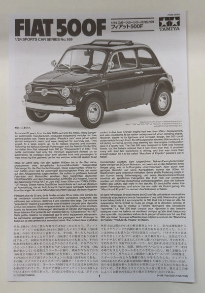 Tamiya 1/24 Sports Car series No.16 Fiat 500F 24169