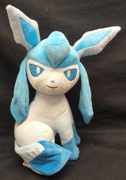 Bandai Spirits Shippo Mite Mite! Dekkai Nuigurumi Plush Plusle & Glaceon Pokemon Glaceon