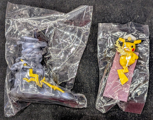 Re-Ment Battle on Desk Ver. Anime Pokemon Captain Pikachu/Pen stand Thunder Punch 3