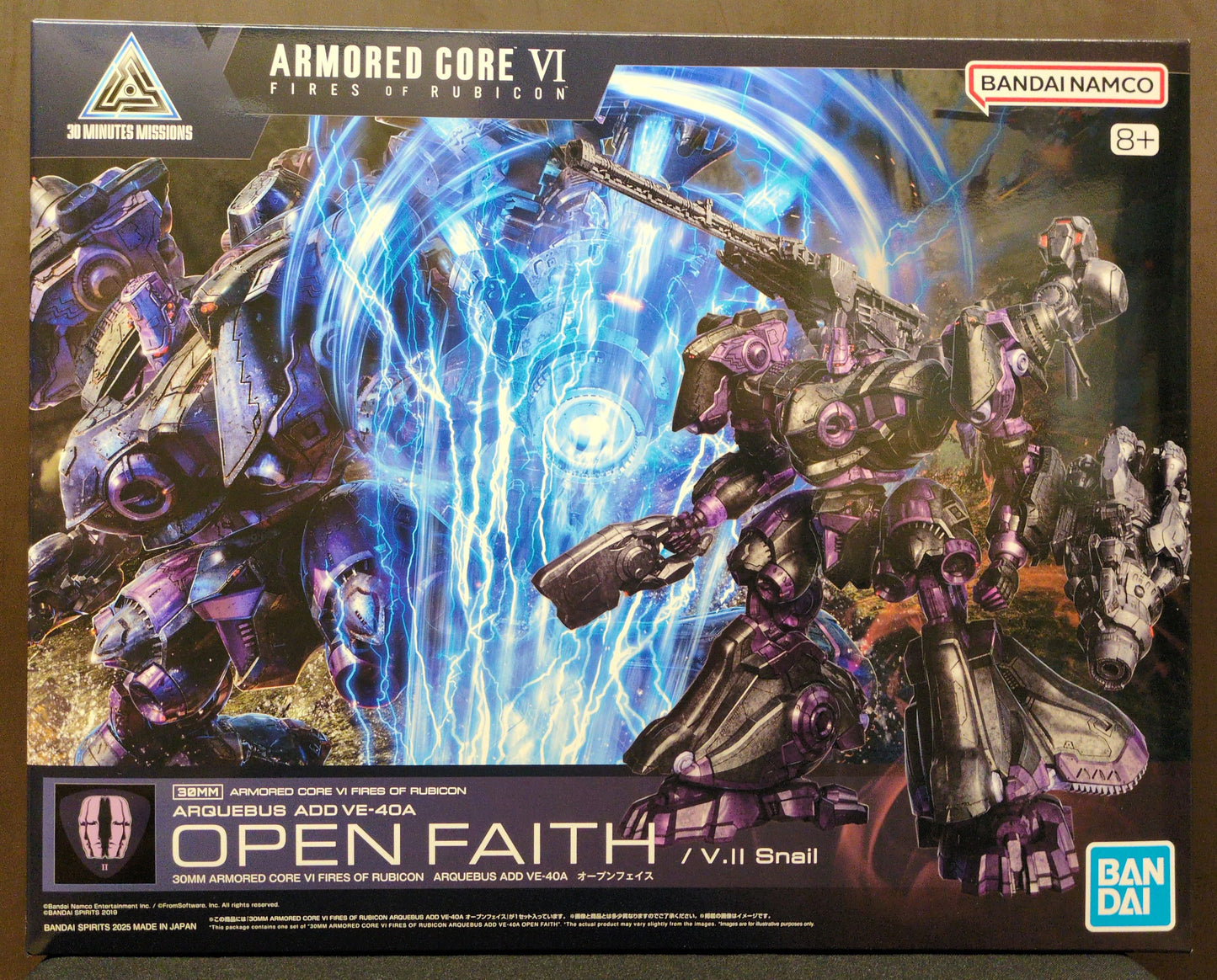 Bandai 30 Minutes Missions Arquebus Add VE-40A Open Face 17