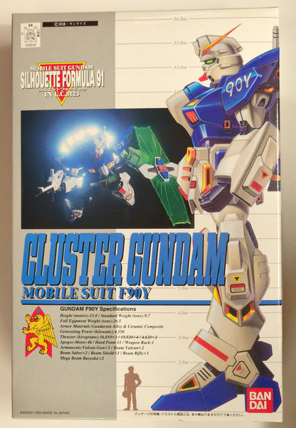 BANDAI 1/10 0 Mobile Suit Gundam SILHOUETTE FORMULA91 F90Y Cluster Gundam / 7-digit postal code / No ST 7