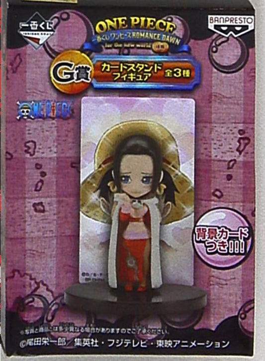 Banpresto - Ichiban Kuji One Piece Romance Dawn Part G Prize Hancock card stand