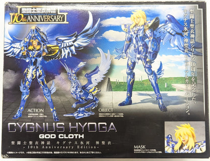 BANDAI Saint Seiya Myth Cloth Masami Kurumada Cygnus Hyoga God Cloth 10th Anniversary Edition